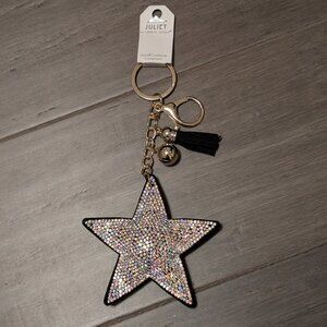 Blingy Star Key Chain/Bag Charm, Large, NEW